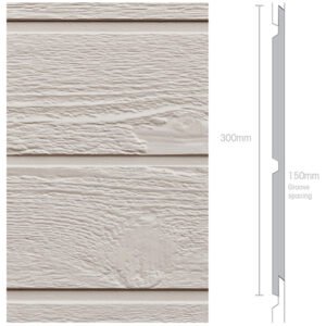 Weathertex Selflok Ecogroove 150mm Woodsman 300 x 9.5 x 3660mm